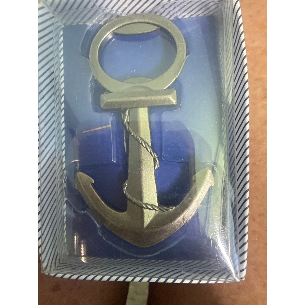Kate Aspen Nautical Anchor Bottle Opener Antique Pewter Finish KA11136NA New